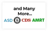 ASD, CDS and AMRT certifications, and many more